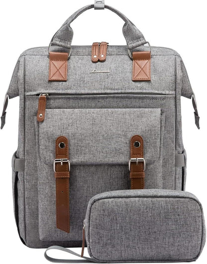 Damen Laptop Rucksack 15,6 Zoll Wasserdicht Uni Business Reise