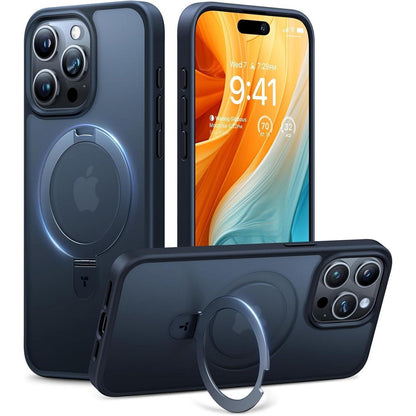 TORRAS iPhone 14 Pro Hülle MagSafe-Ständer Schwarz Magnetic