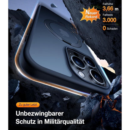 TORRAS iPhone 14 Pro Hülle MagSafe-Ständer Schwarz Magnetic