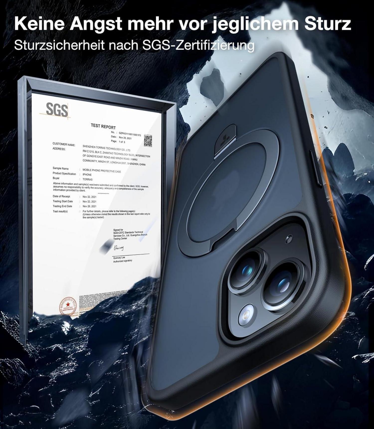 TORRAS iPhone 13 14 Hülle MagSafe Magnetisch Militärschutz