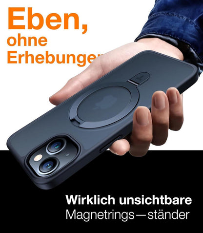 TORRAS Ostand iPhone 13 14 Hülle MagSafe Stoßfest Schwarz Schutz