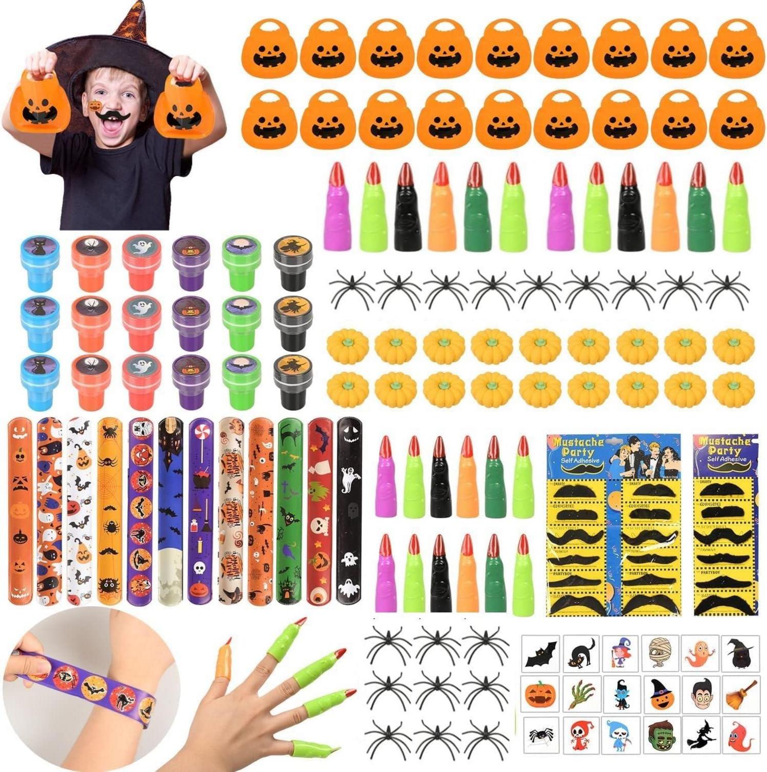 Halloween Kinder Mitgebsel Set Kostüm Party Taschen 162-teilig