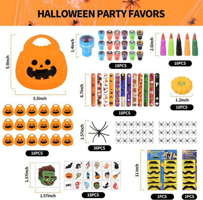 Halloween Kinder Mitgebsel Party Geschenk Tüten Kostüm Bärte