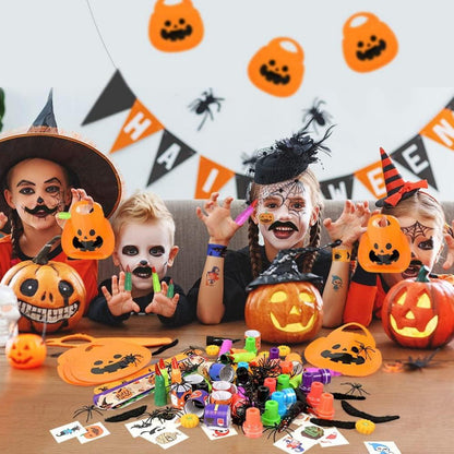 Halloween Kinder Mitgebsel Set Kostüm Party Taschen 162-teilig