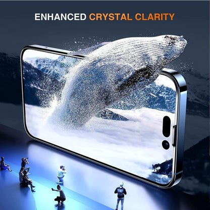Panzer Schutzfolie Set für iPhone 14 Pro (6.1) 9H Glas HD Display