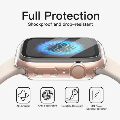 Schutzhülle Displayschutz Apple Watch SE Series 6 5 4 44mm Transparent