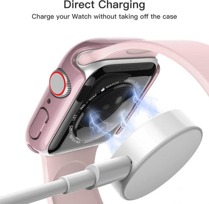 Hülle Displayschutz Apple Watch SE Series 6 5 4 40mm Roségold