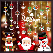 237 Stück Weihnachts Fenstersticker PVC Aufkleber 20x30cm