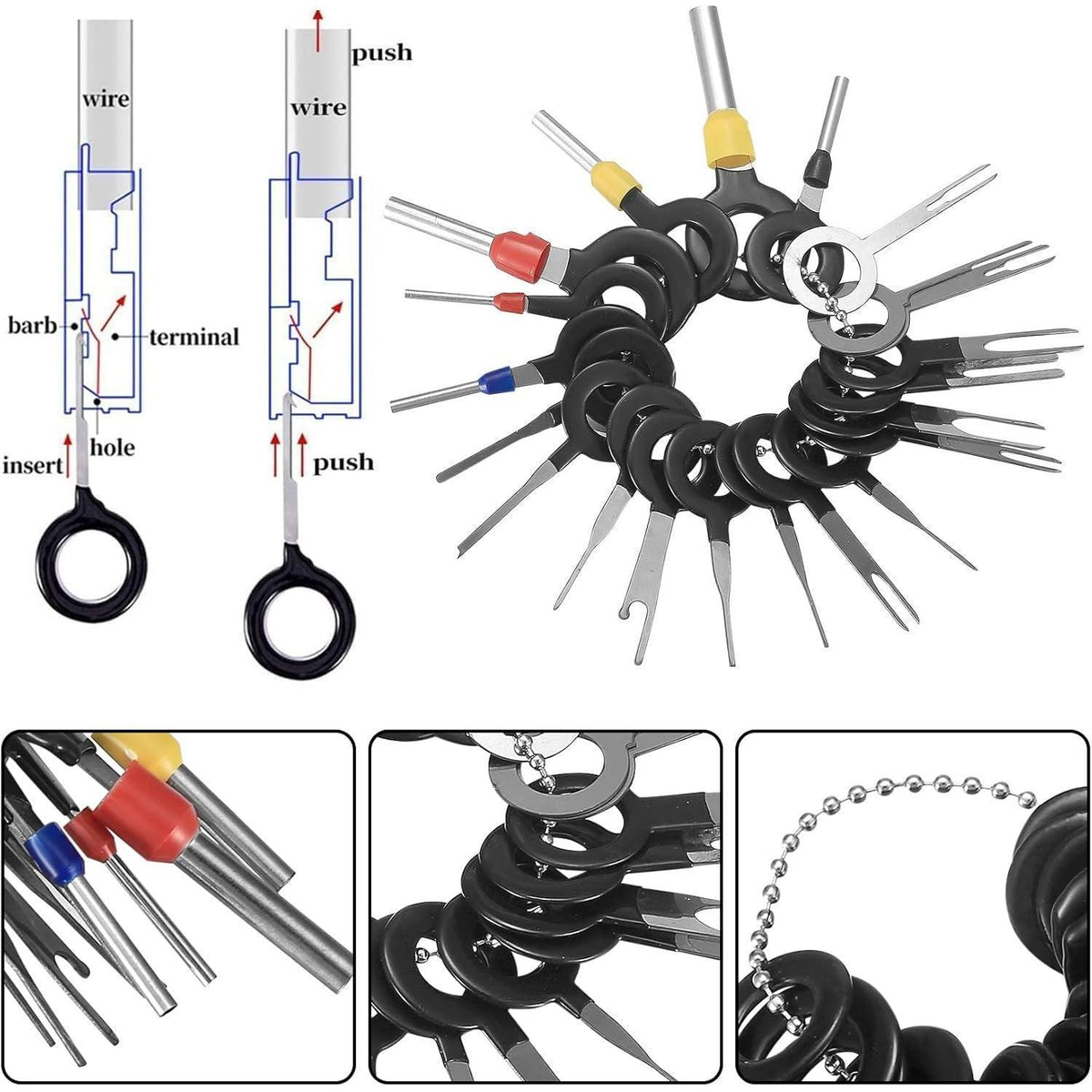KFZ Stecker Ausbau Werkzeug Set 41 Teile