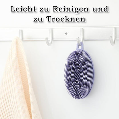 Silikon Körperbürste Doppelseitig Badebürste Peeling Massage