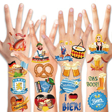 Oktoberfest Temporäre Tattoos 72 Stück Aufkleber Kinder