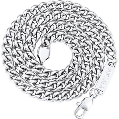 Herren Panzerkette 18K Gold beschichtet, 6mm, 46cm