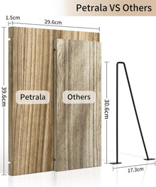 Rustikales Wandregal Holz 2er Set 30cm Breite Schweberegal