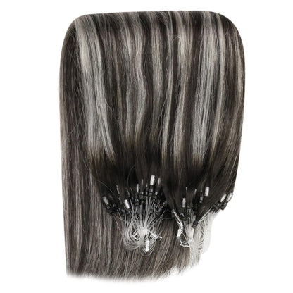 Echthaar Microring Extensions Balayage 45cm – 50g