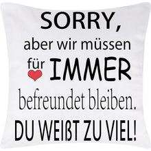 Geschenke für Freundin Kissenbezug 45x45cm Geburtstag