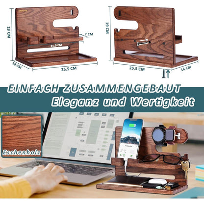 Holz Organizer Männer Weihnachtsgeschenk, Phone