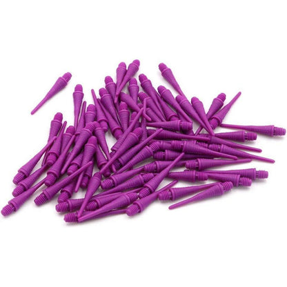 2BA Soft Dartpfeil Spitzen 100 Stück Violett Flexibel