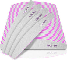50 Stück Nagelfeilen 100/180 professionelles Nagelfeilen Set