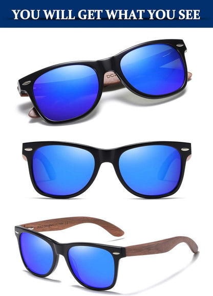 DUCO Polarisierte Sonnenbrille Herren Damen UV-Schutz
