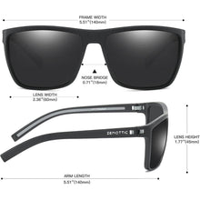 Polarisierte Herren Sonnenbrille TR90 Rahmen UV400 Schutz