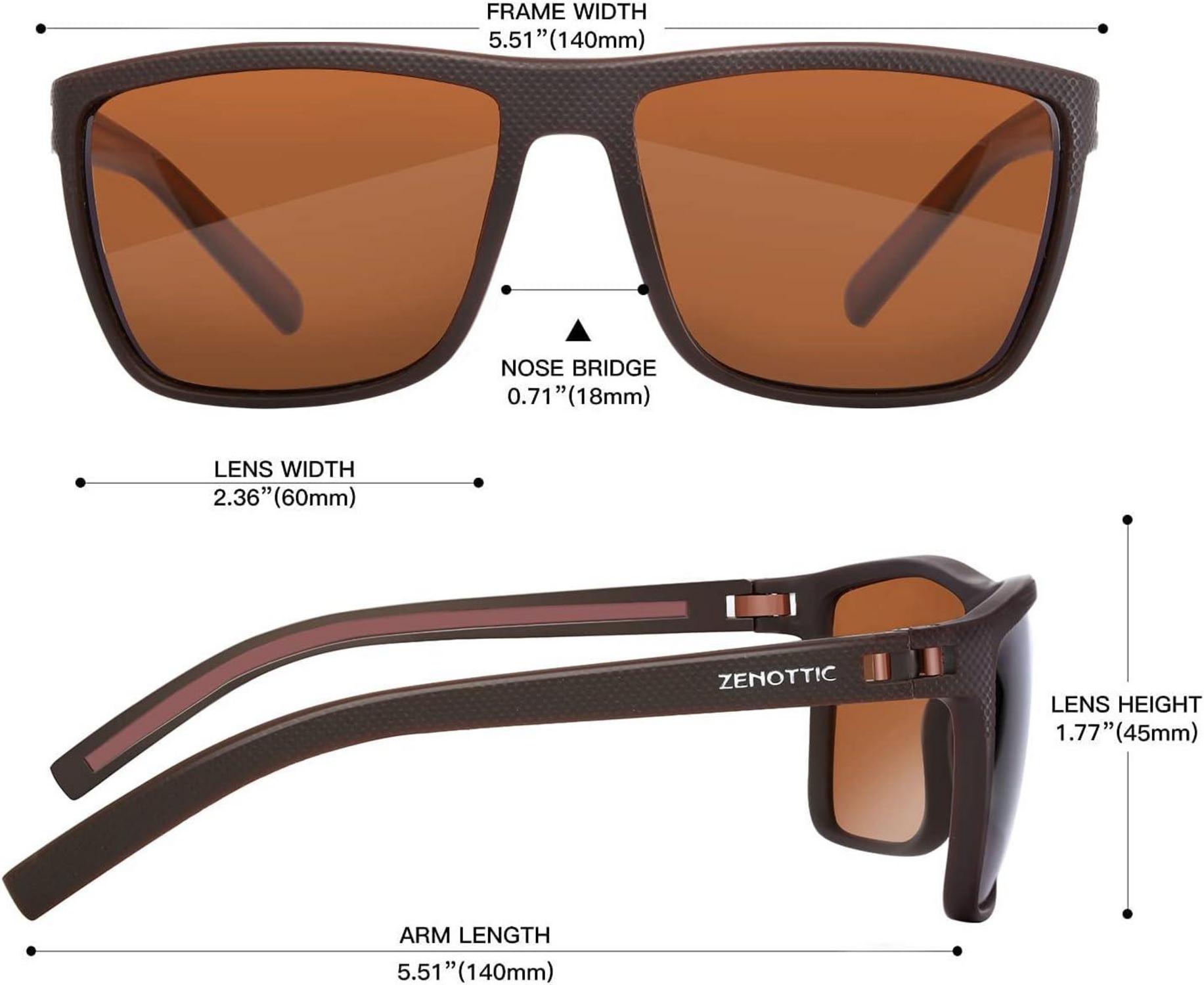 Polarisierte Sonnenbrille Herren TR90 Rahmen UV400 Schutz
