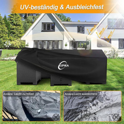 Gartenmöbel Abdeckung Wasserdicht Rechteckig 241x183x102cm