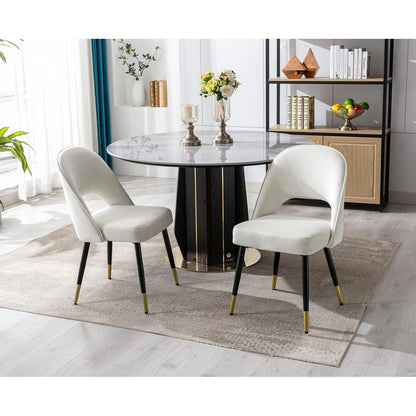 Samt Esszimmerstühle 2er Set – Modern & Komfortabel