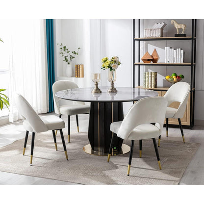 Samt Esszimmerstühle 2er Set – Modern & Komfortabel