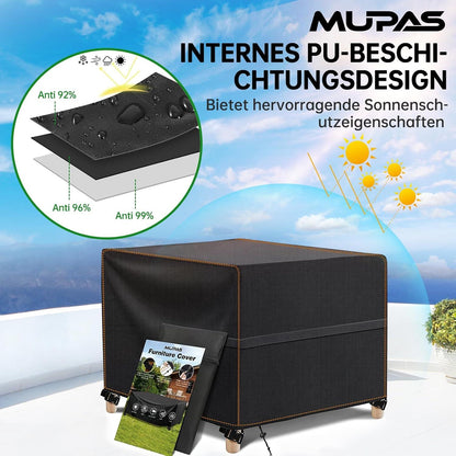 Abdeckhaube Gartenmöbel 420D Wasserdicht Winddicht Zugkordel