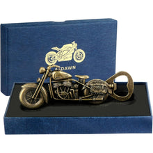 Bier Flaschenöffner Vintage Motorrad Geschenkbox Karte