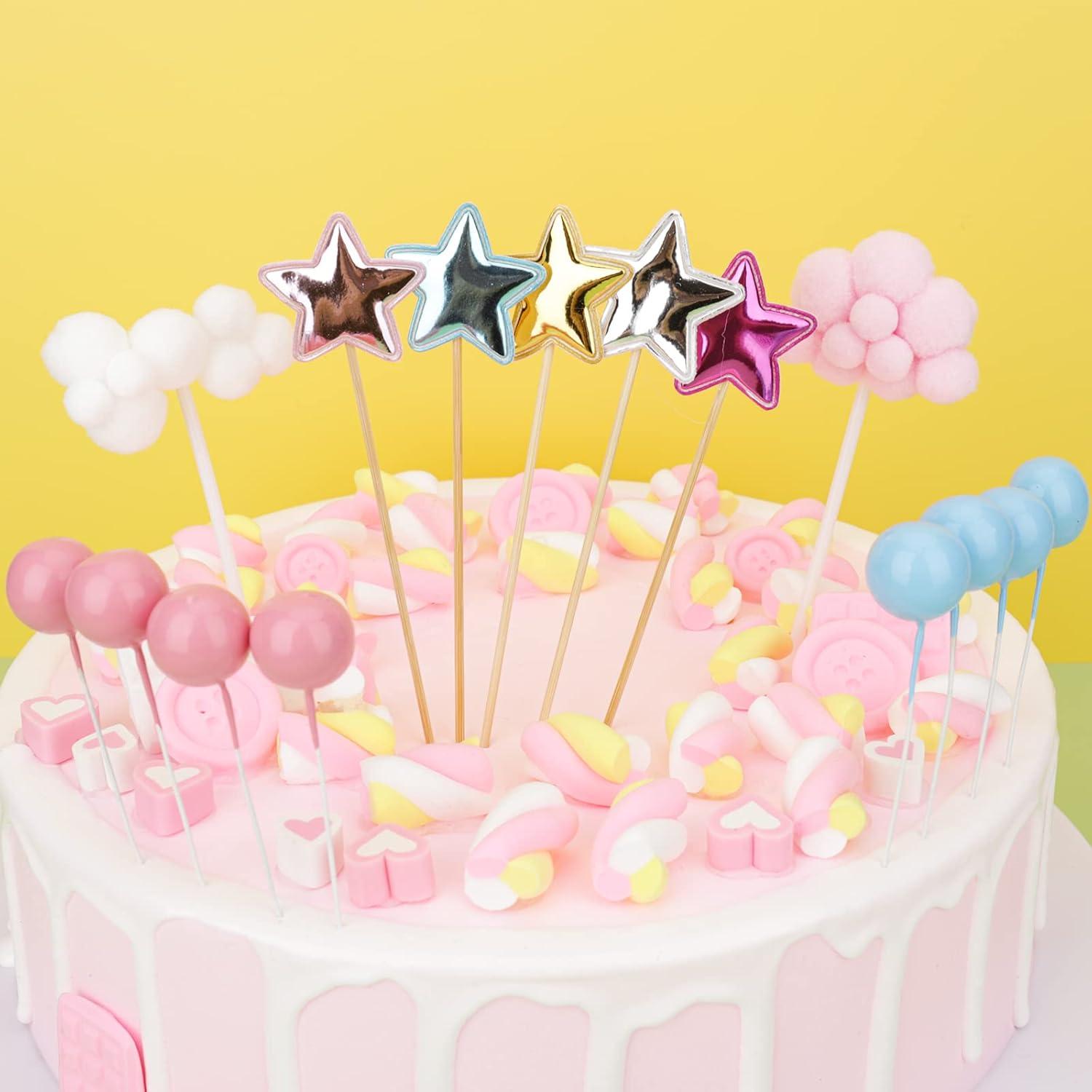 Einhorn Tortendeko Mädchen 20 Stück Regenbogen Kuchendeko Torte Kuchen