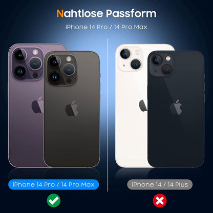Kameraschutz iPhone 14 Pro Max 3er Set Militärstandard Ultra-Klar