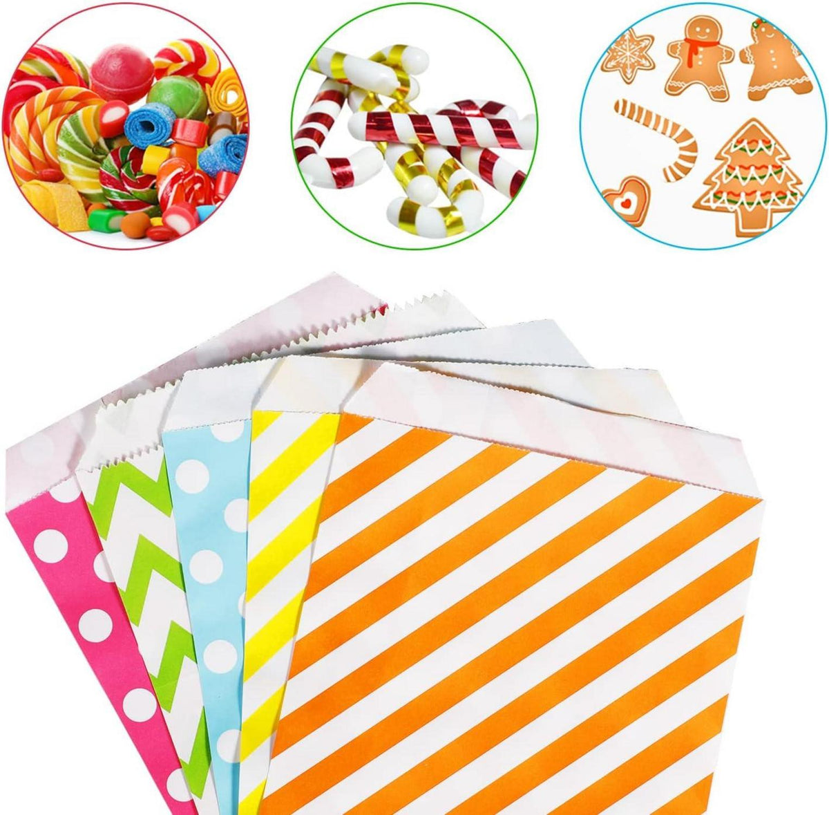 50 Butterbrottüten Candybar Geschenktüten Klein Mitgebsel Tüten (175
