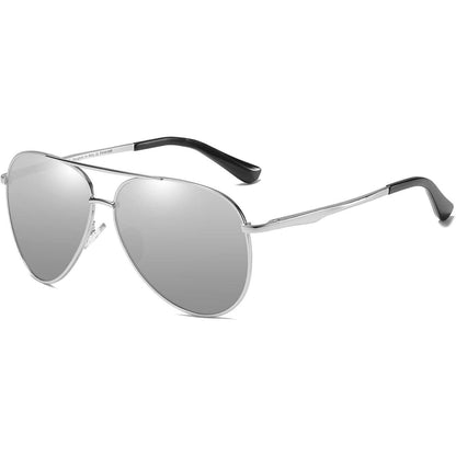 Pilotenbrille Polarisierte Sonnenbrille Metallgestell