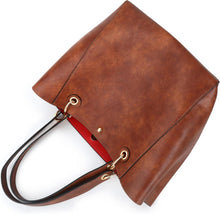 SQLP Damen Schultertasche Groß Leder Shopper - Geschenk