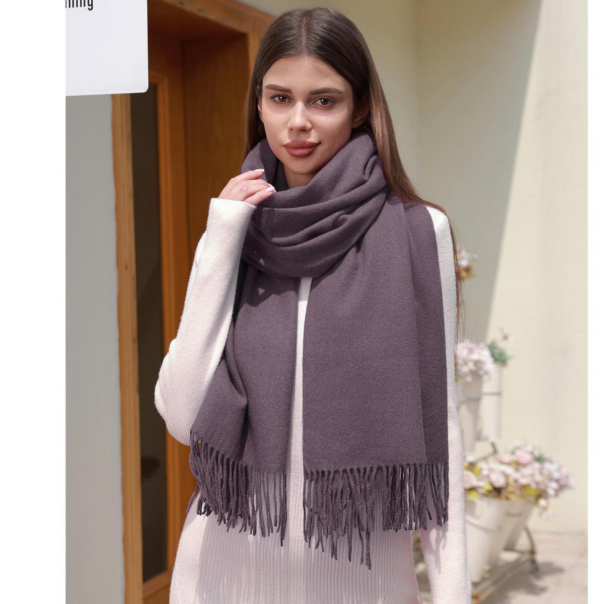 Damen Schal Stola Festlich Violett für Abendkleid Hochzeit