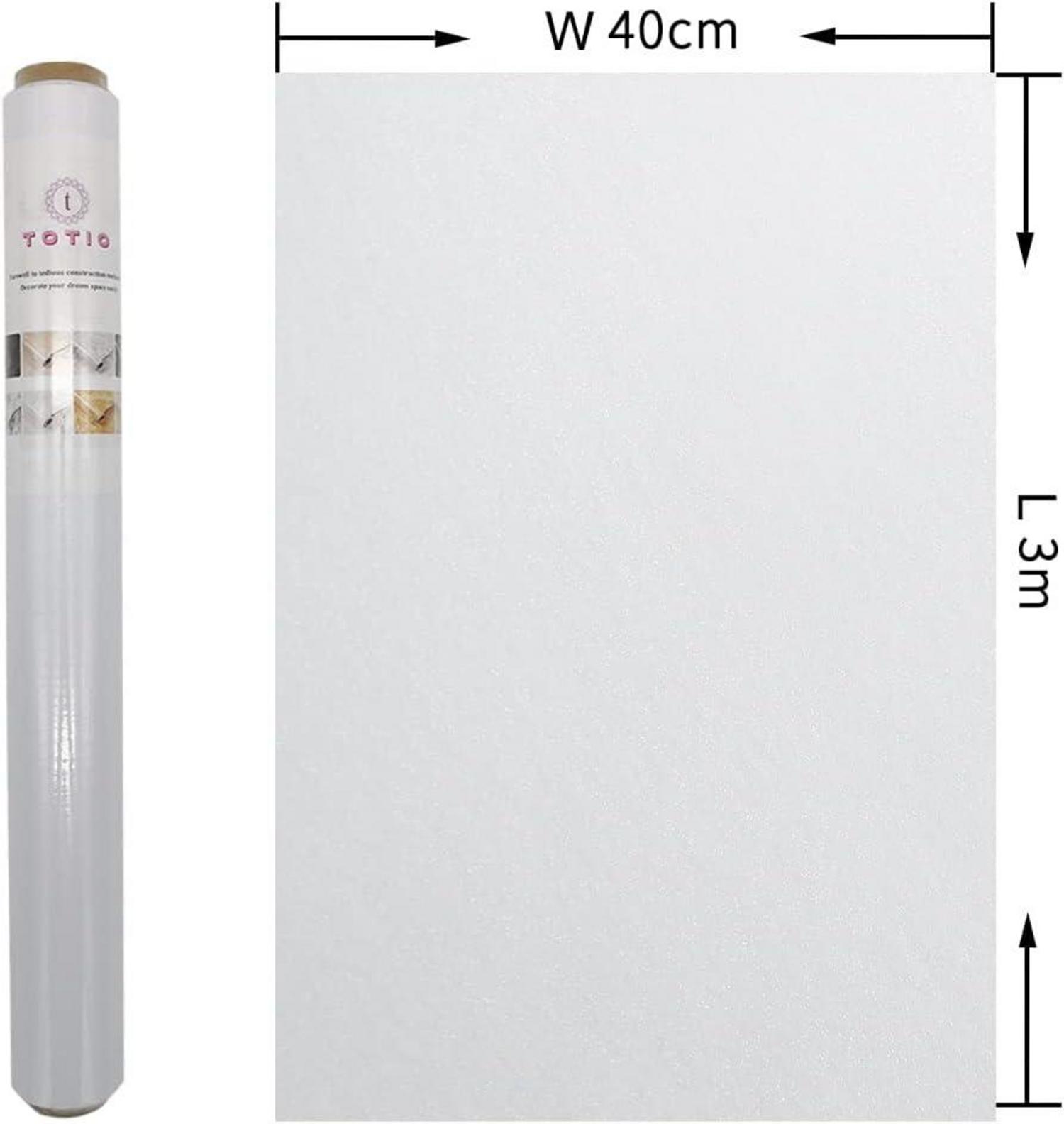 Weiße Glanz Klebefolie 40x300cm Selbstklebend Vinyl Folie Möbel Küchen