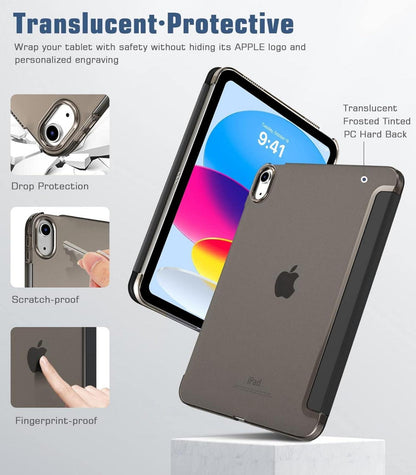 iPad 10.9 Hülle Smart Case Cover Schwarz mit Ständer