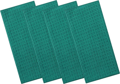 4er-Set Microfasertücher Saugfähige Küchentücher 40x70cm Grün