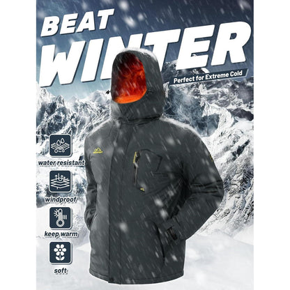 Herren Winterjacke wasserdicht & winddicht mit Fleece-Futter