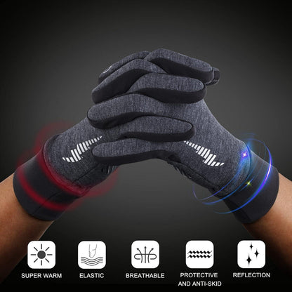 SIMARI Winter Thermo Handschuhe Touchscreen Winddicht Autofahren Radfahren