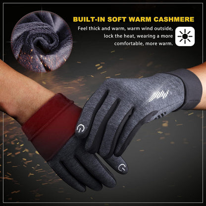 SIMARI Winter Thermo-Handschuhe Touchscreen Anti-Rutsch Winddicht Herren Damen
