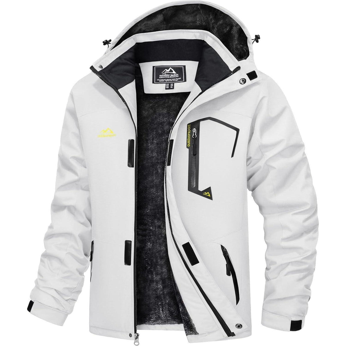 Herren Winterjacke wasserdicht & winddicht mit Fleece-Futter