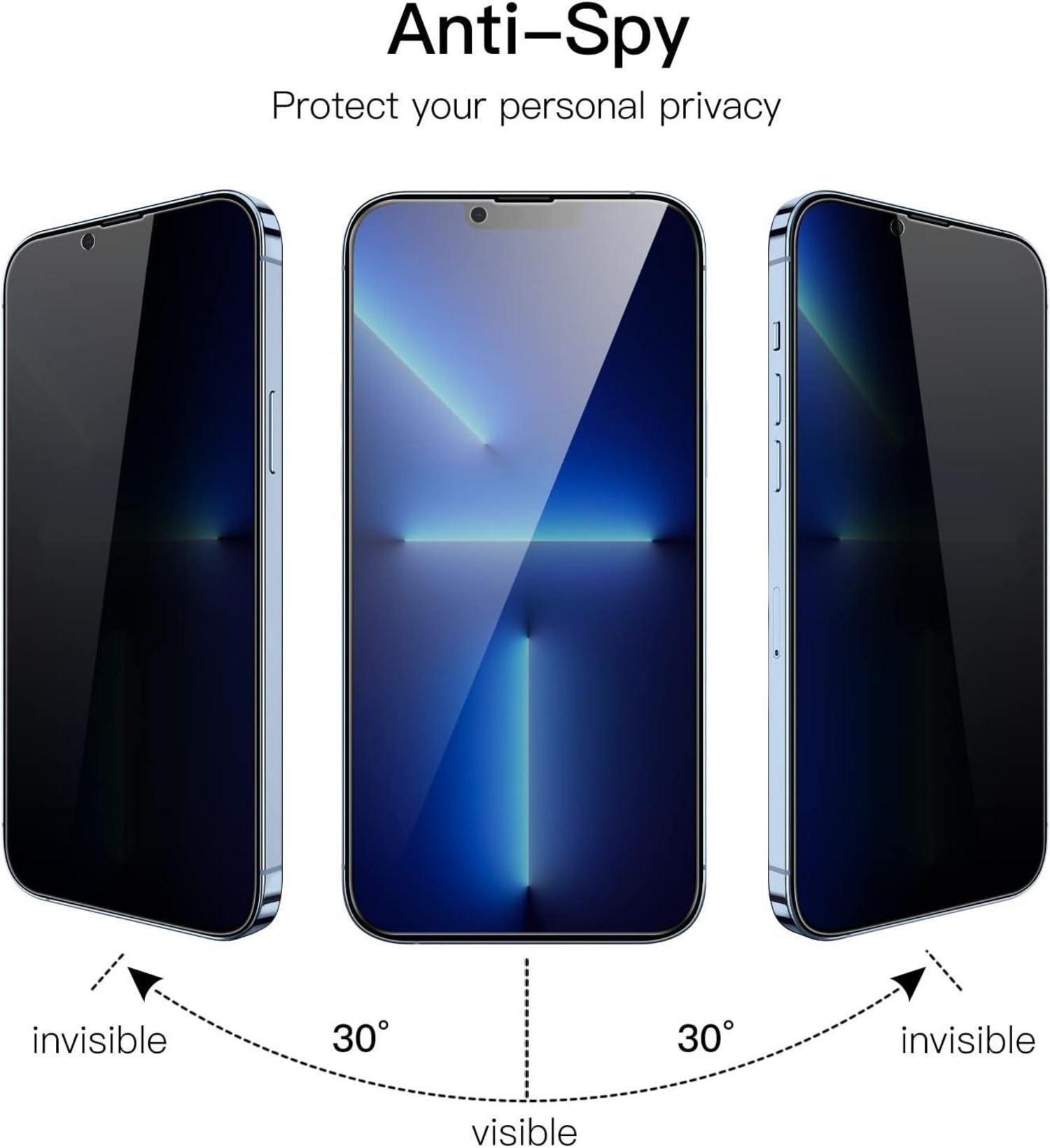 Sichtschutz Full Screen iPhone 13 Pro Max 6,7 Zoll Glasfolie