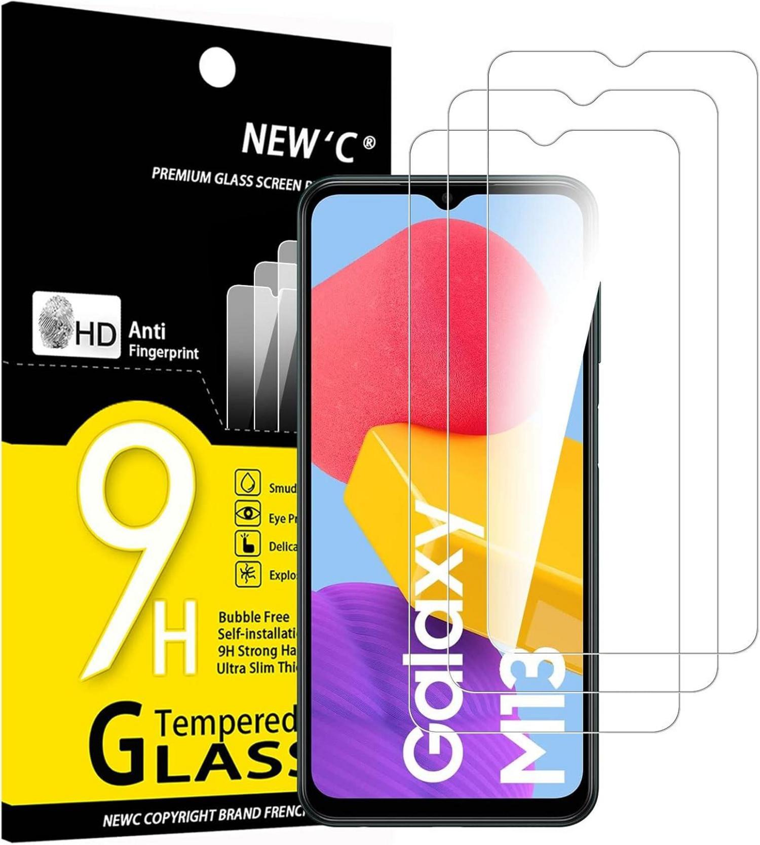 Panzer Schutz Glas Samsung Galaxy M13 M23 5G 3 Stück