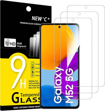 Panzer Schutzglas Samsung Galaxy M52 5G Displayschutzfolie 9H