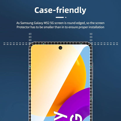 Panzer Schutz Glas Samsung Galaxy M52 5G 3er Set Displayfolie 9H Ultra-klar