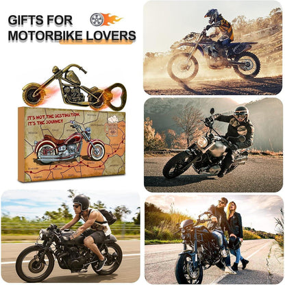 Motorrad Flaschenöffner Bier Vintage Geschenk Männer