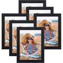 6er Set Bilderrahmen 15x20 cm Schwarz Fotorahmen Collage