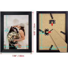 6er Set Bilderrahmen 15x20 cm Schwarz Fotorahmen Collage